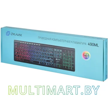 Клавиатура Oklick 490ML (черный) картинка 10